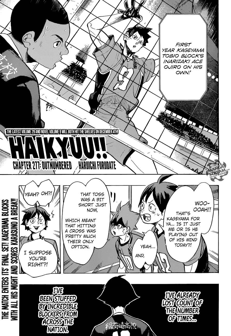 Haikyu!! Chapter 277 page 0