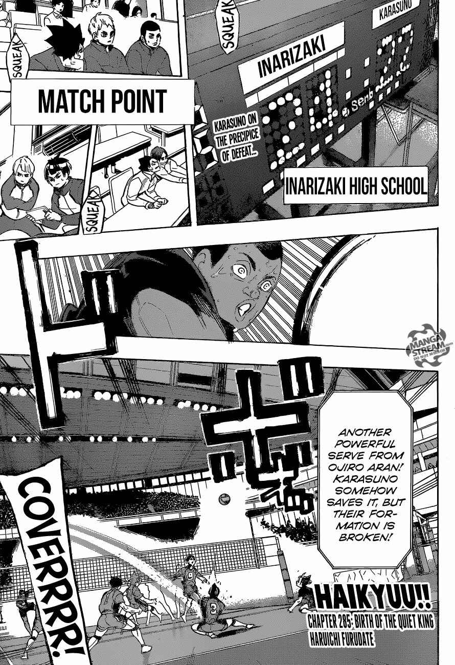 Haikyu!! Chapter 285 page 0