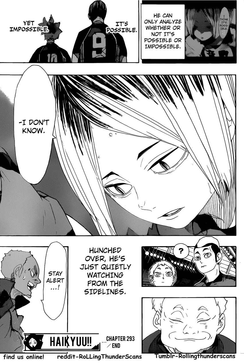 Haikyu!! Chapter 293 page 18