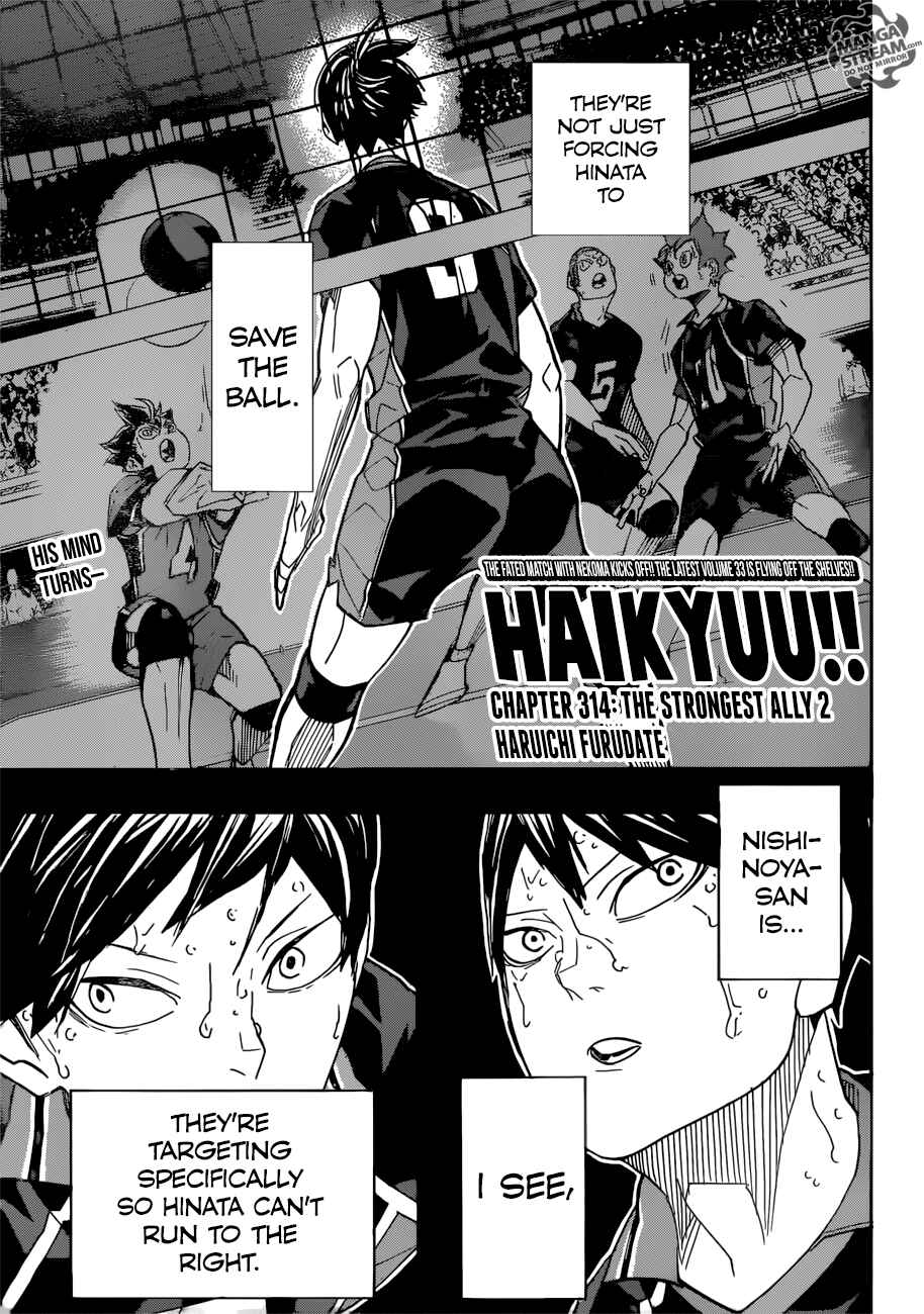 Haikyu!! Chapter 314 page 0
