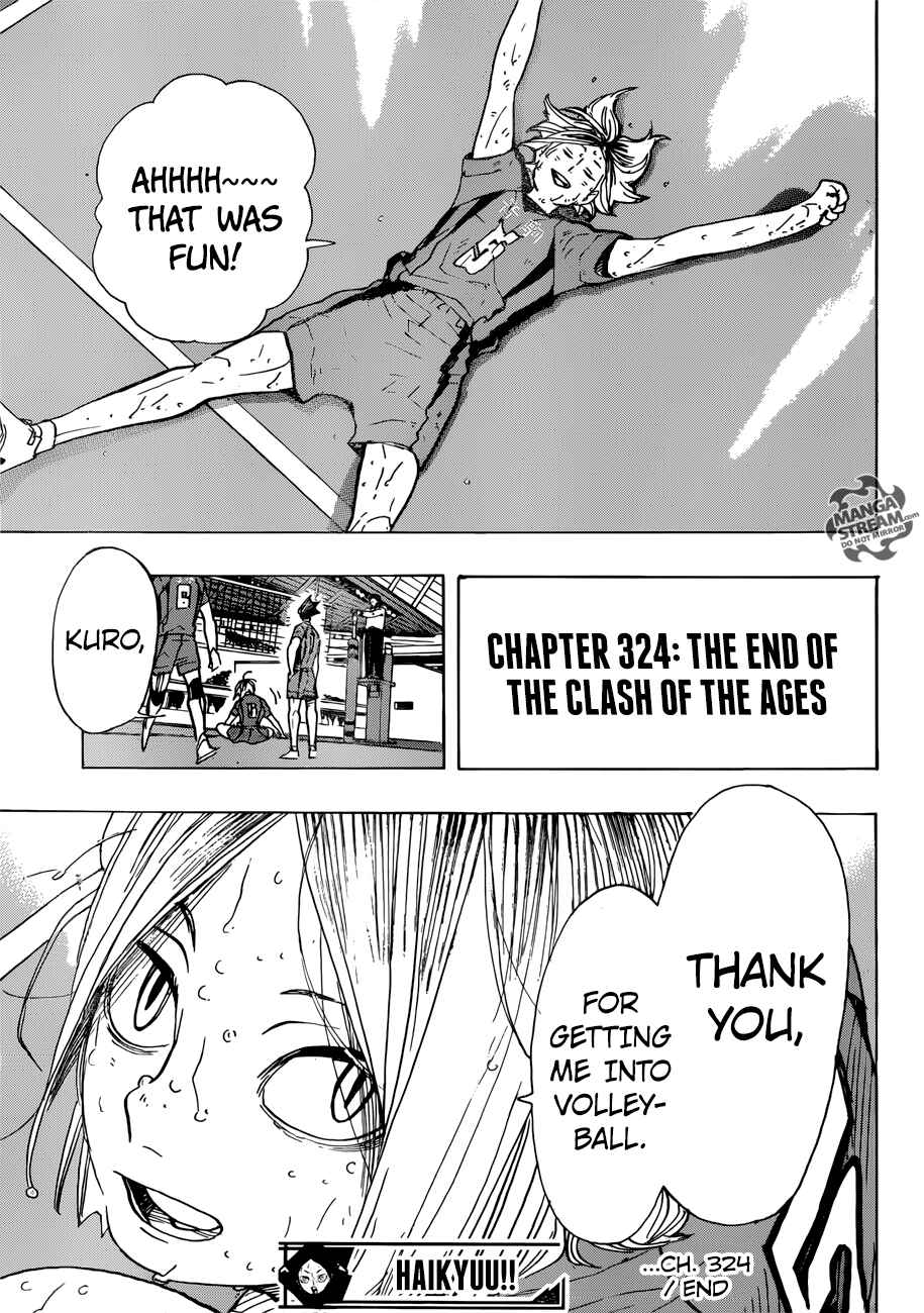Haikyu!! Chapter 324 page 16