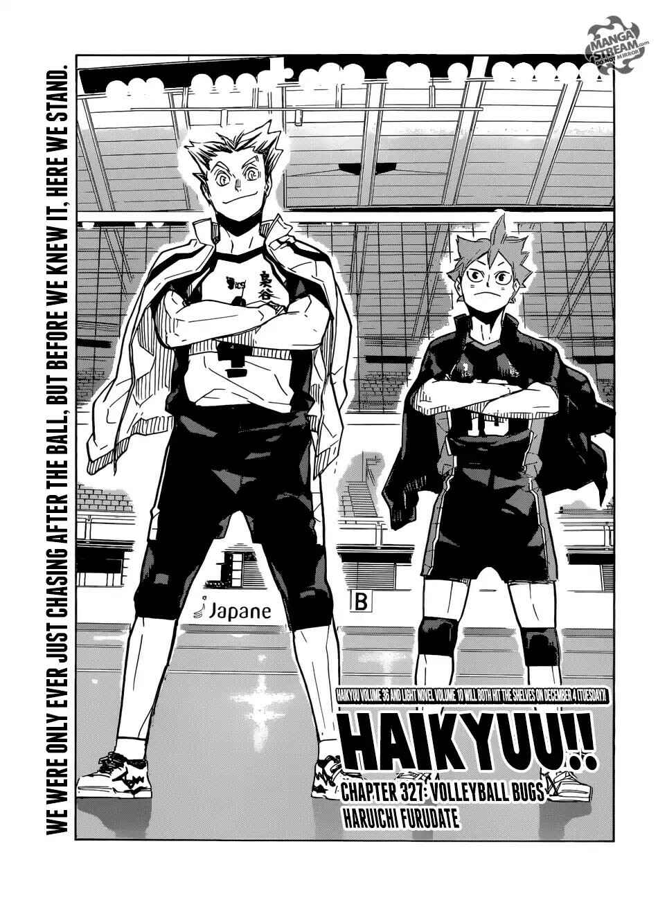 Haikyu!! Chapter 327 page 0