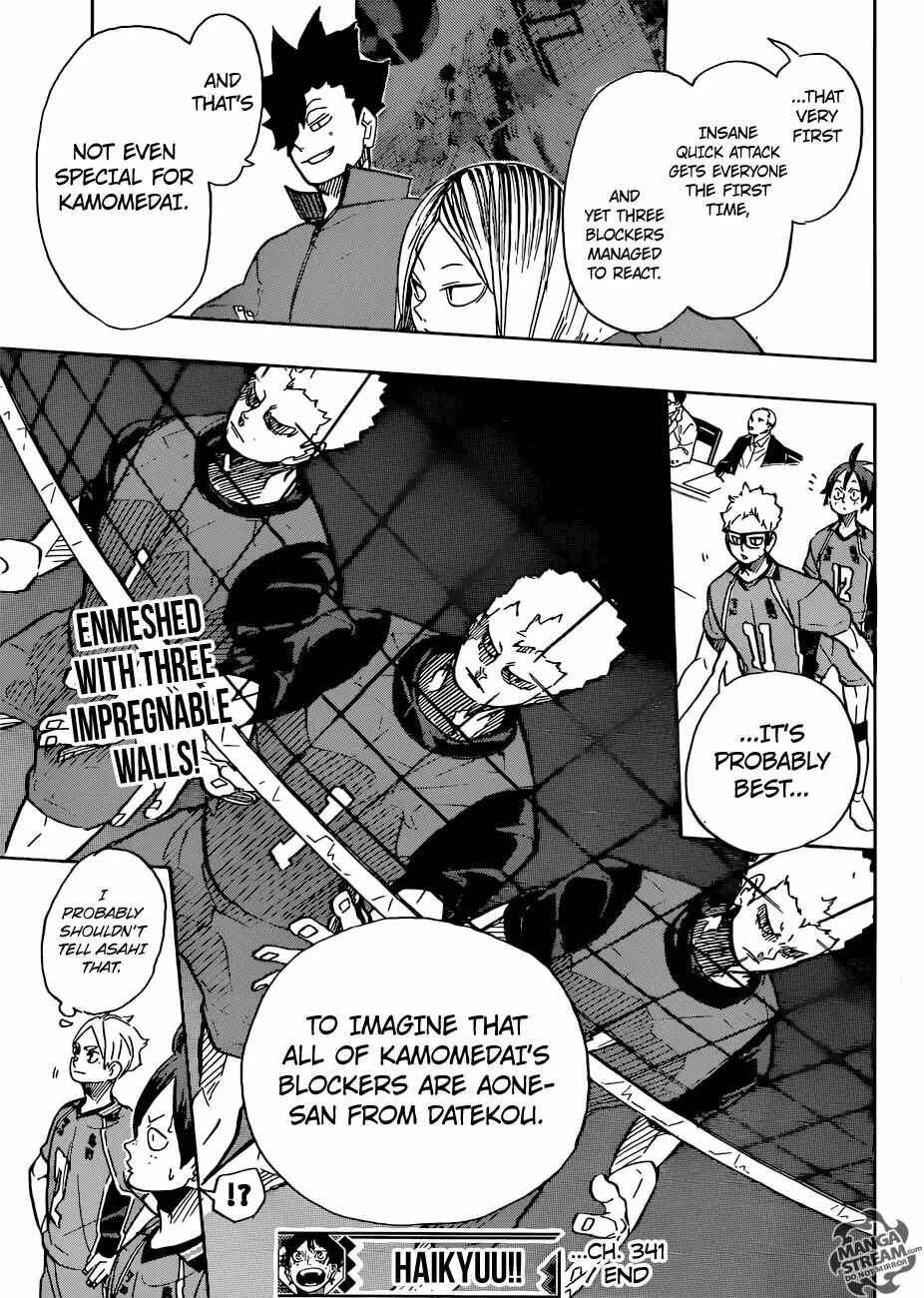 Haikyu!! Chapter 341 page 16