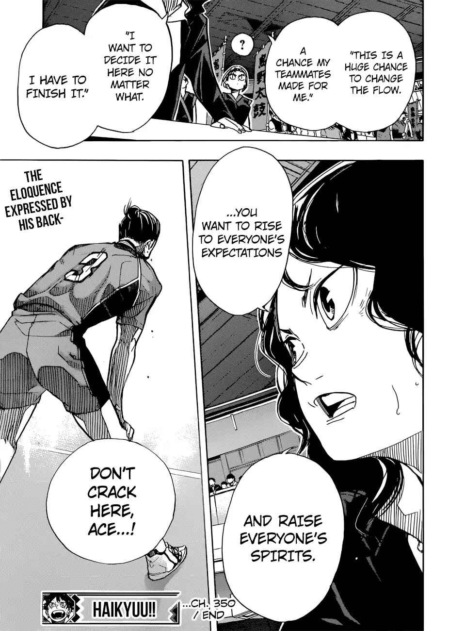 Haikyu!! Chapter 350 page 18