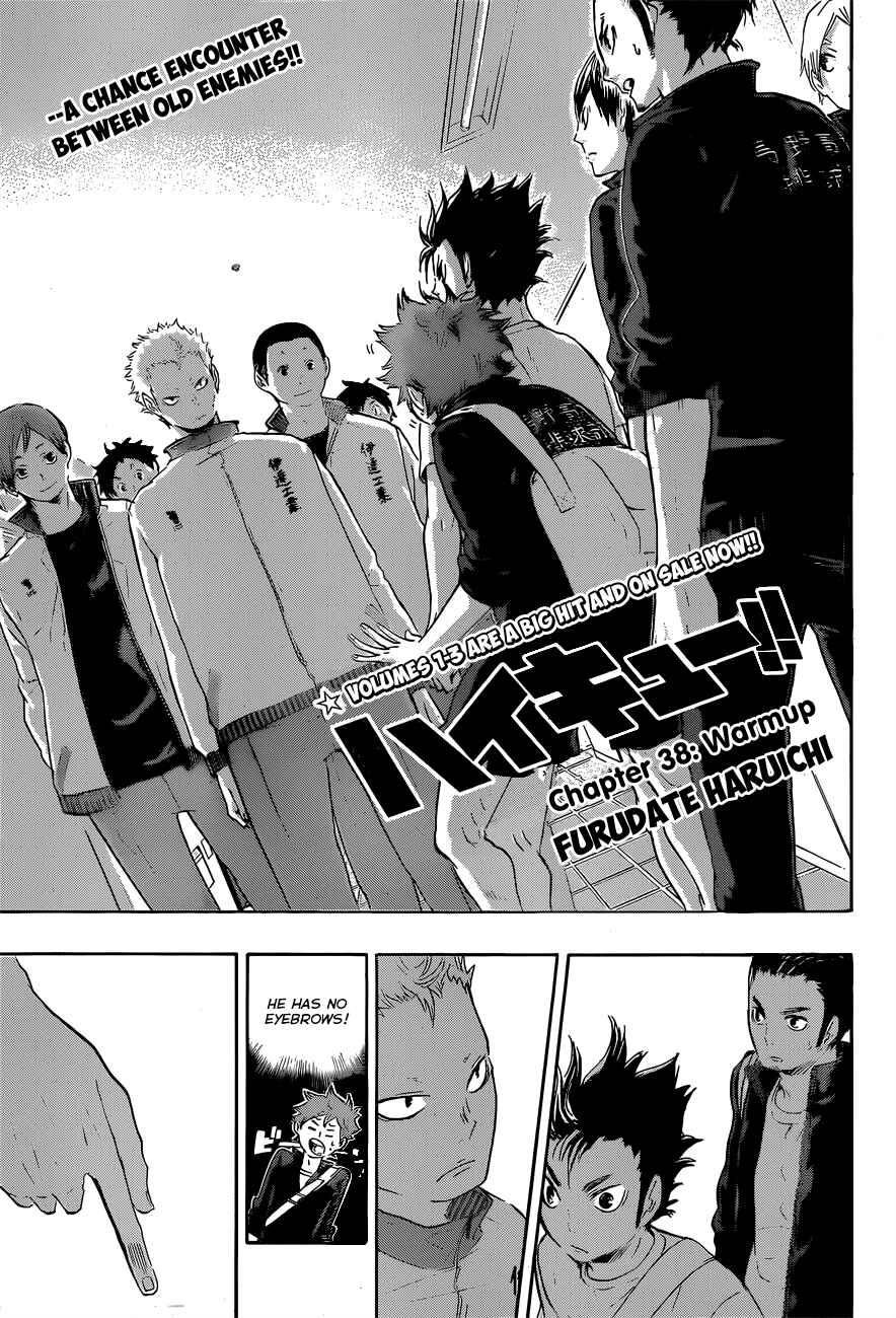 Haikyu!! Chapter 38 page 0