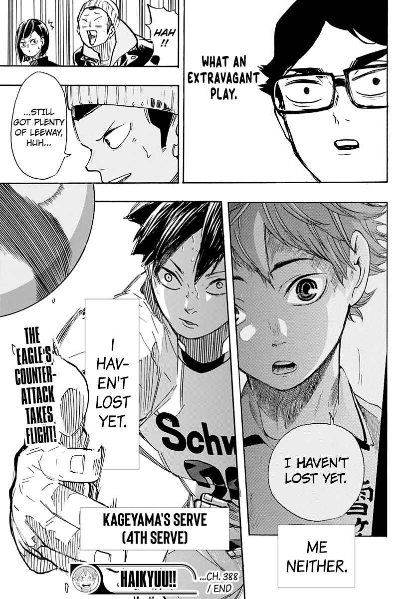 Haikyu!! Chapter 388 page 18