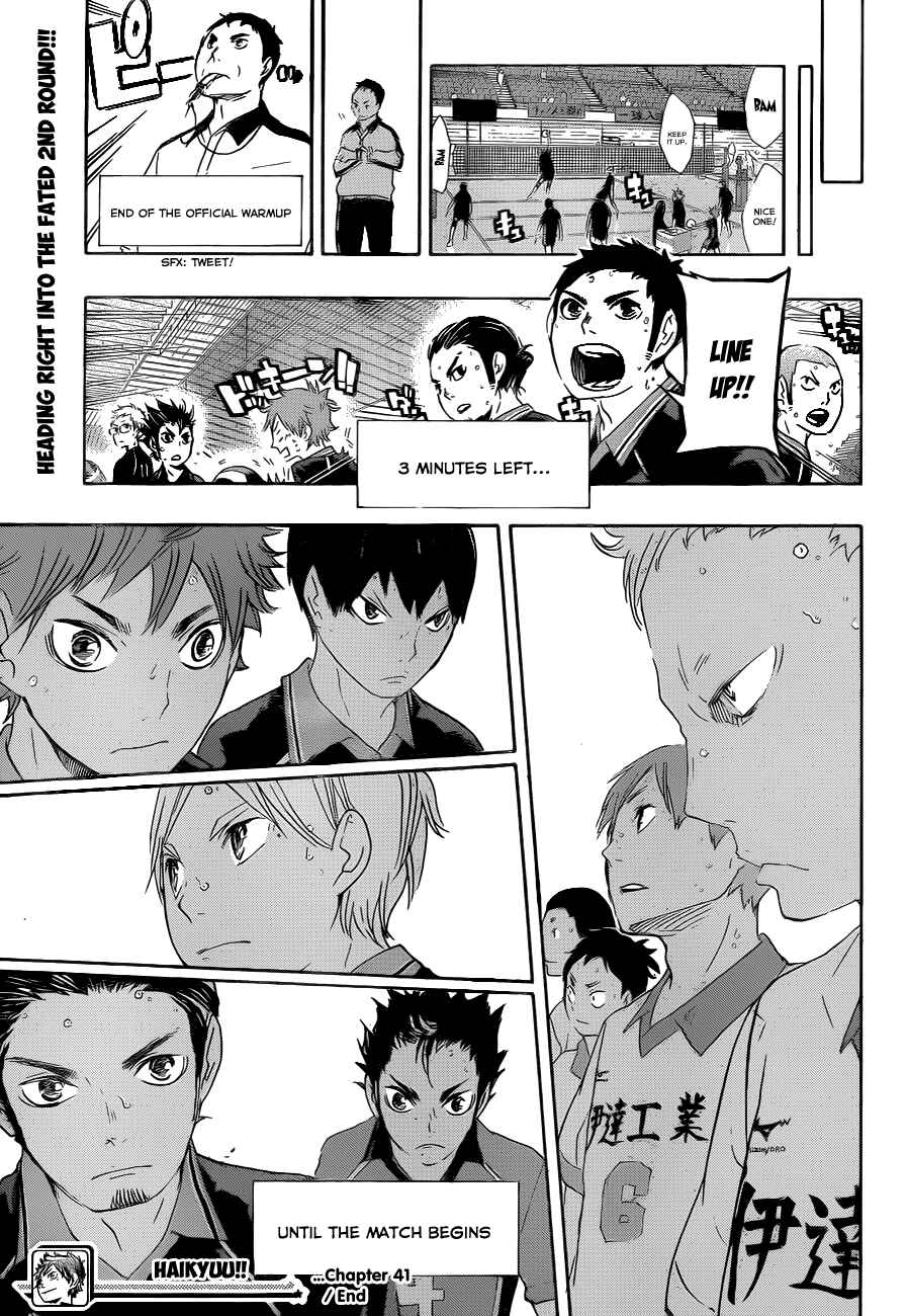 Haikyu!! Chapter 41 page 18