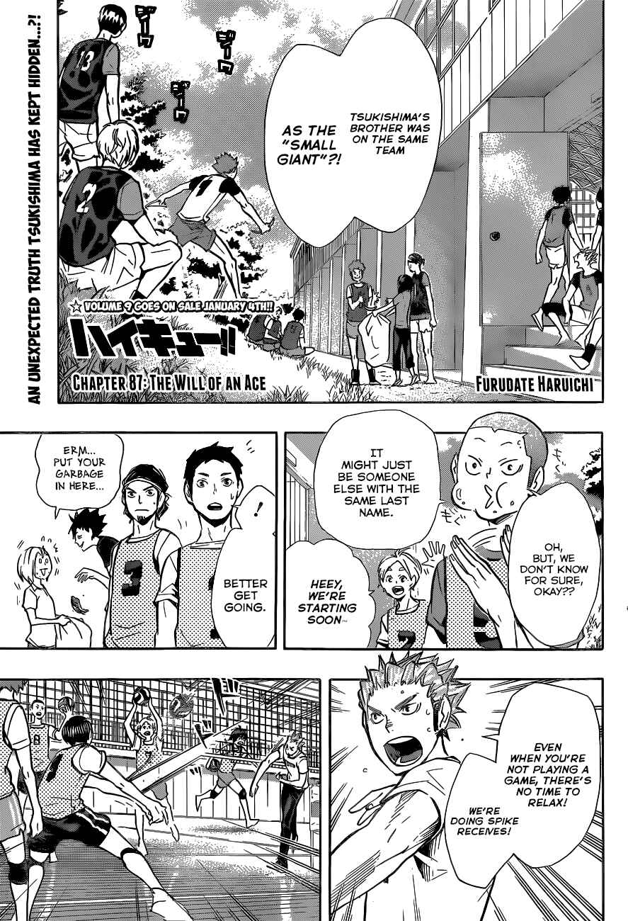 Haikyu!! Chapter 87 page 0