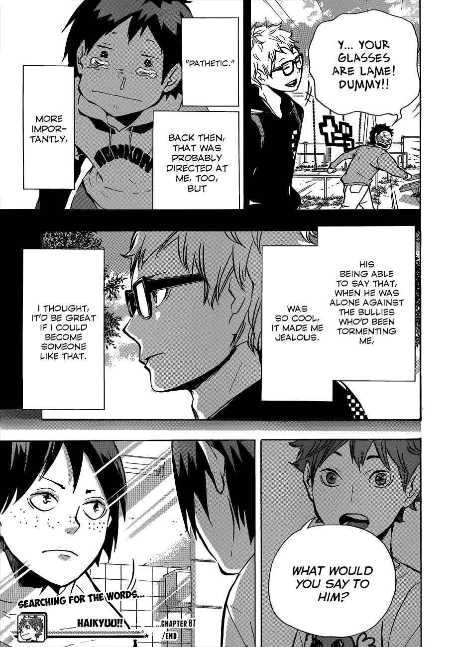 Haikyu!! Chapter 87 page 17