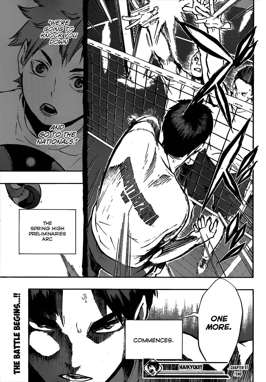 Haikyu!! Chapter 97 page 18