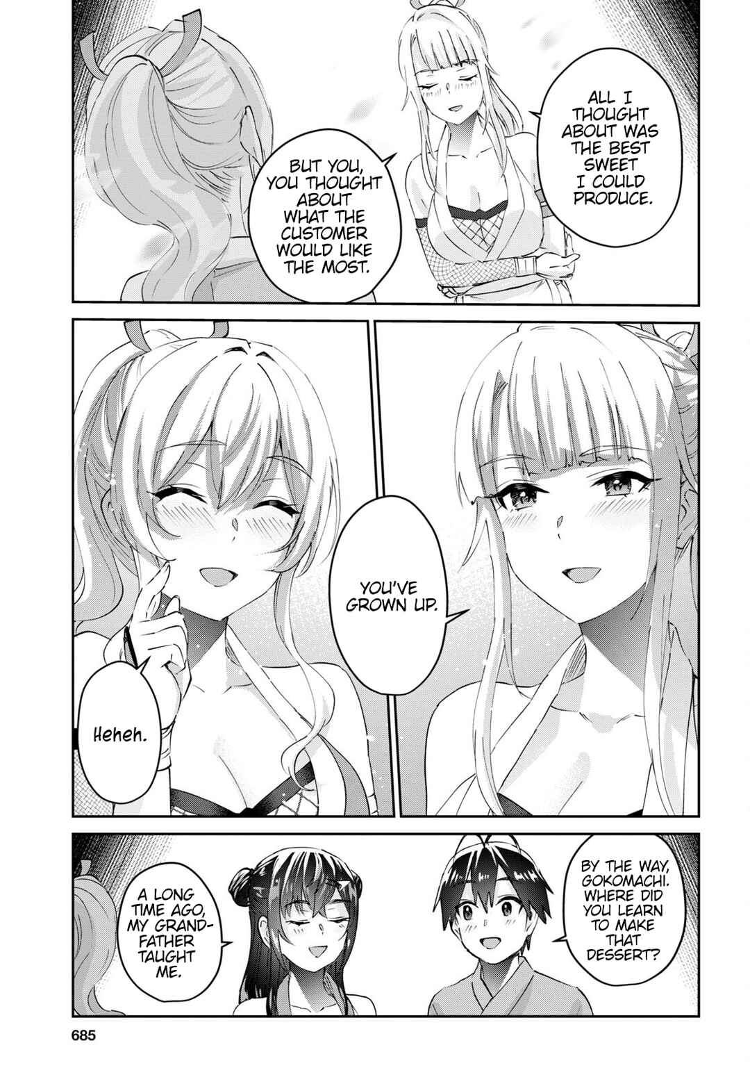 Hajimete no Gal Chapter 164 page 23