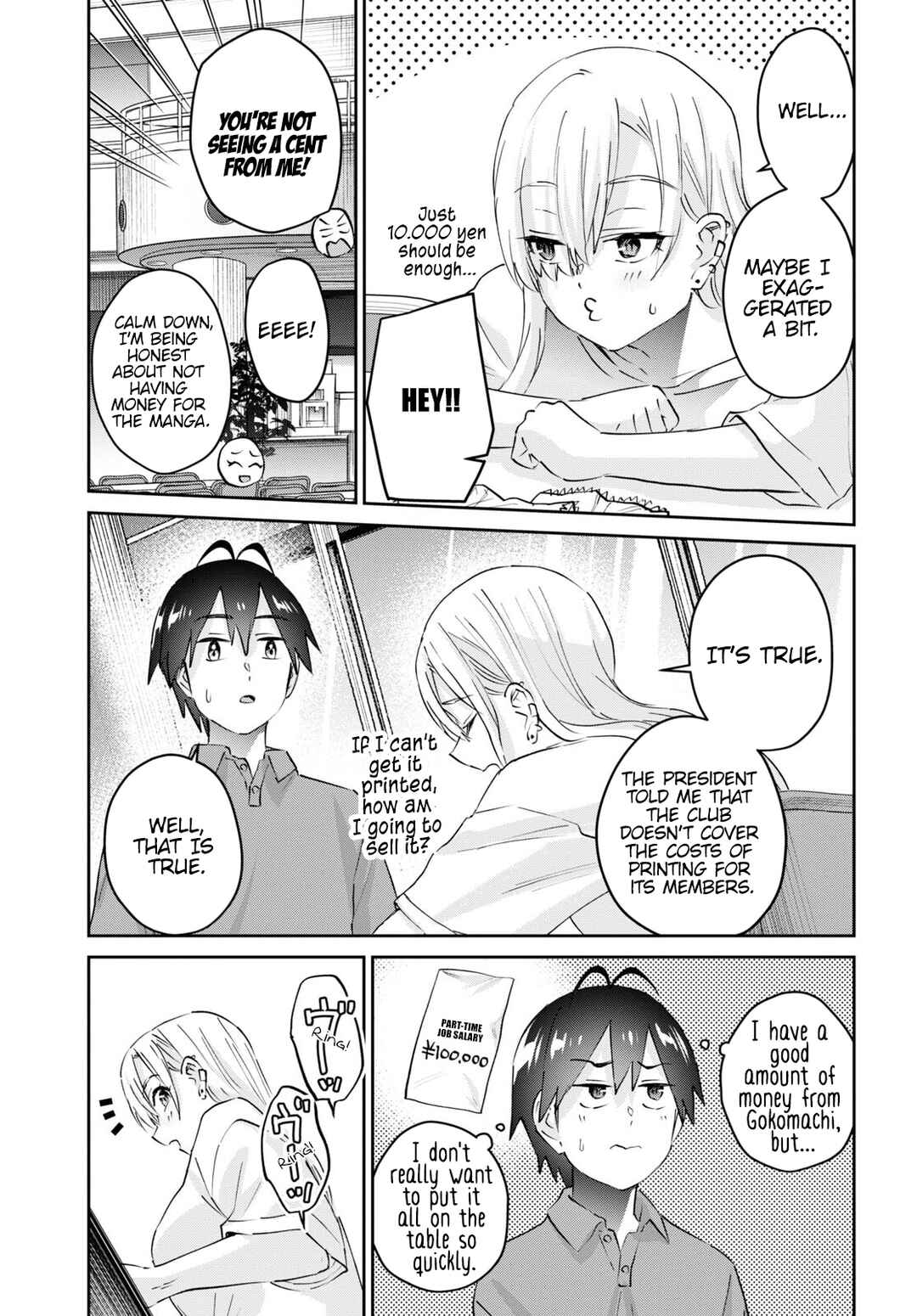 Hajimete no Gal Chapter 166 page 9