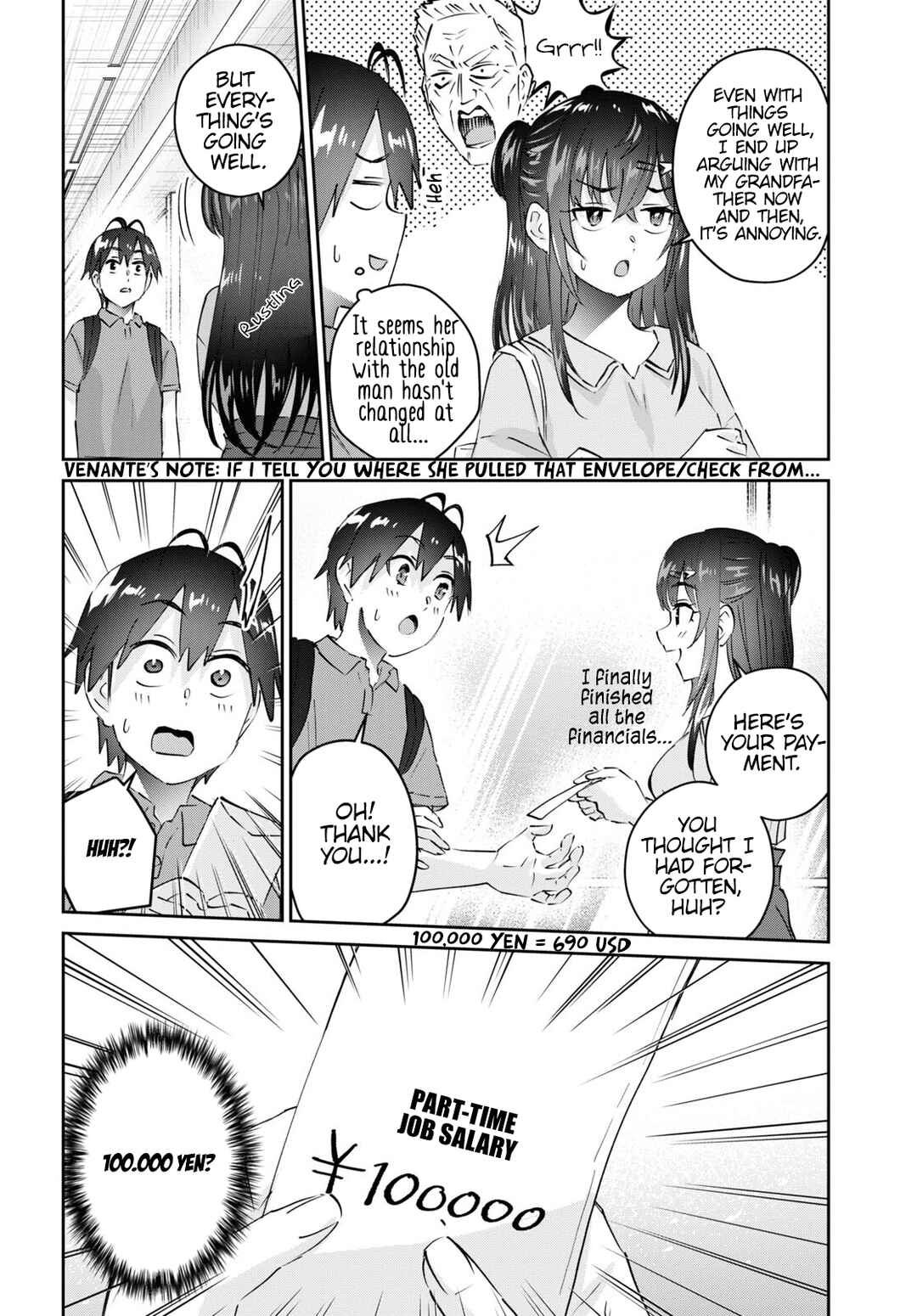 Hajimete no Gal Chapter 166 page 2
