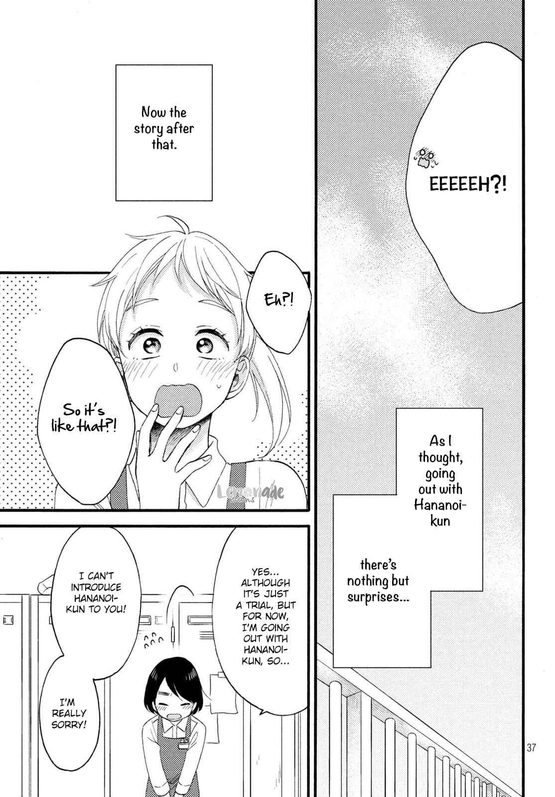 Hananoi-kun to Koi no Yamai Chapter 7 page 37