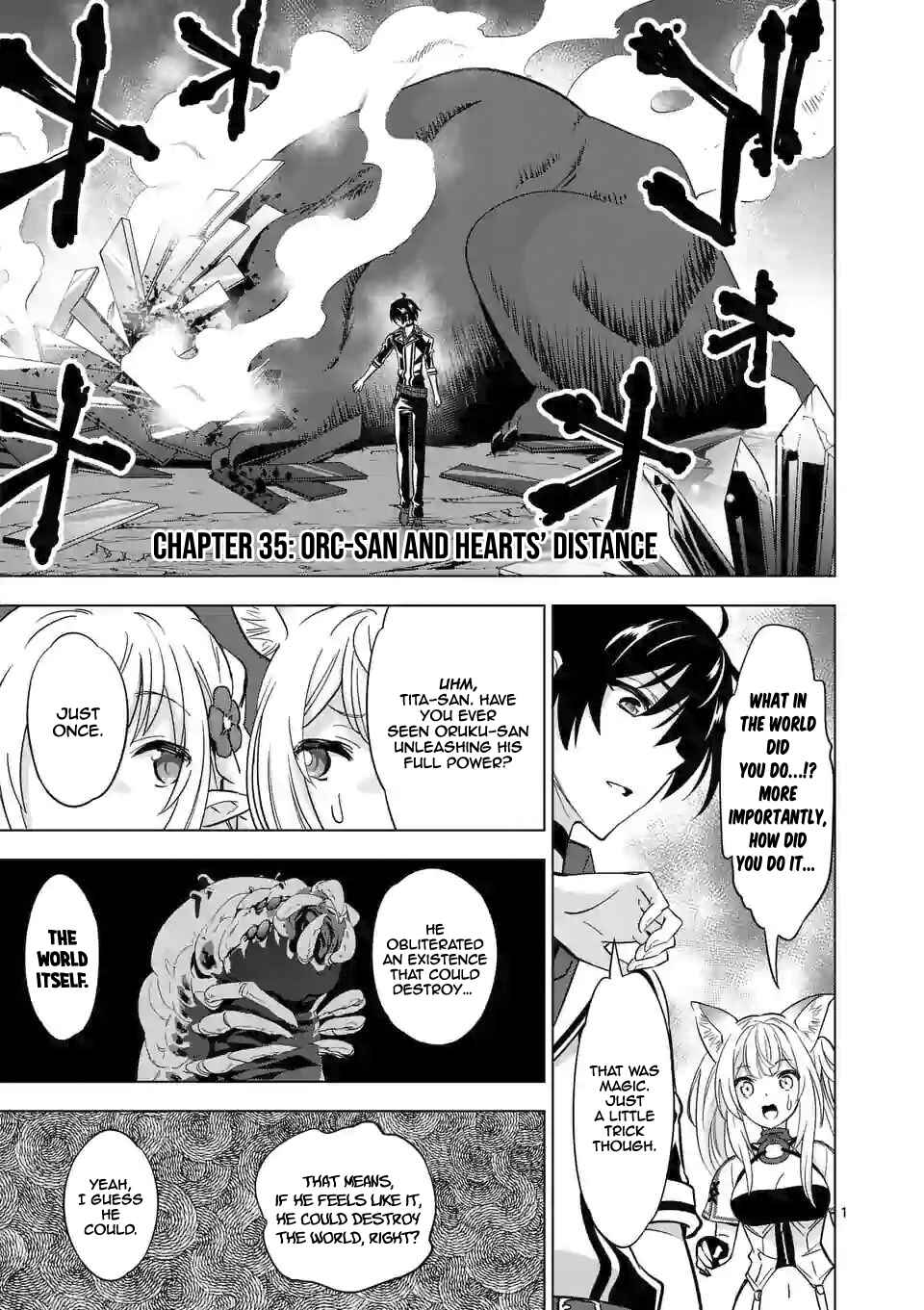 Happy Harem Making with the Mightiest Orc! Chapter 35 page 1