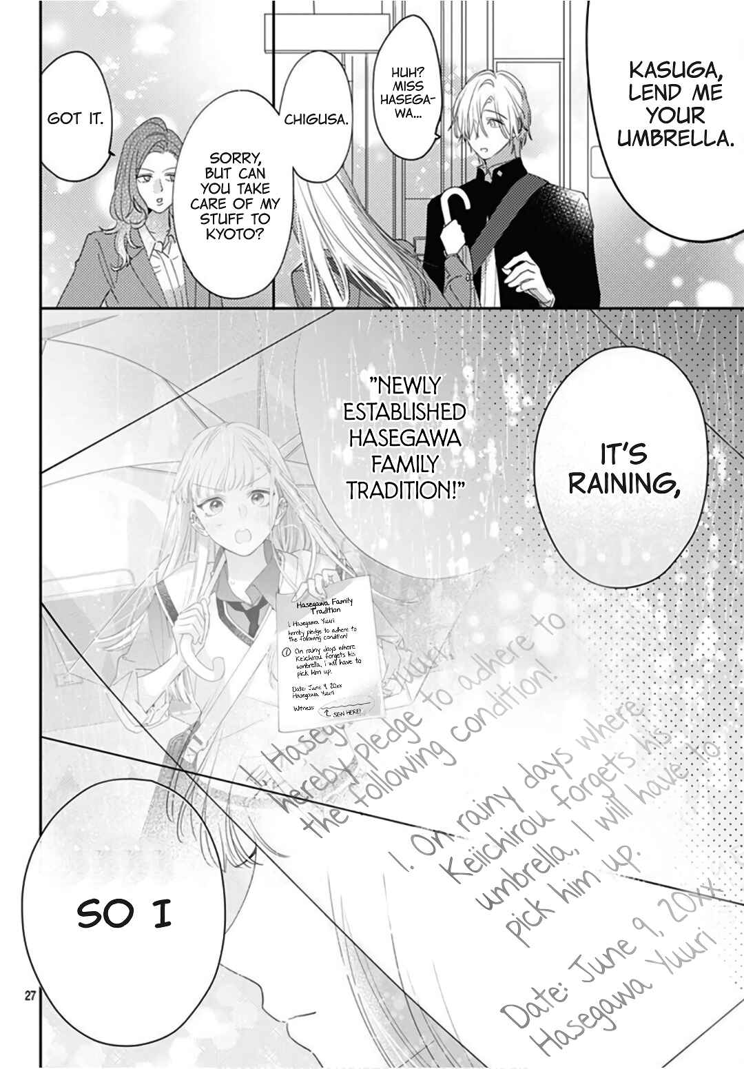 Hayaku Shitai Futari Chapter 27 page 28