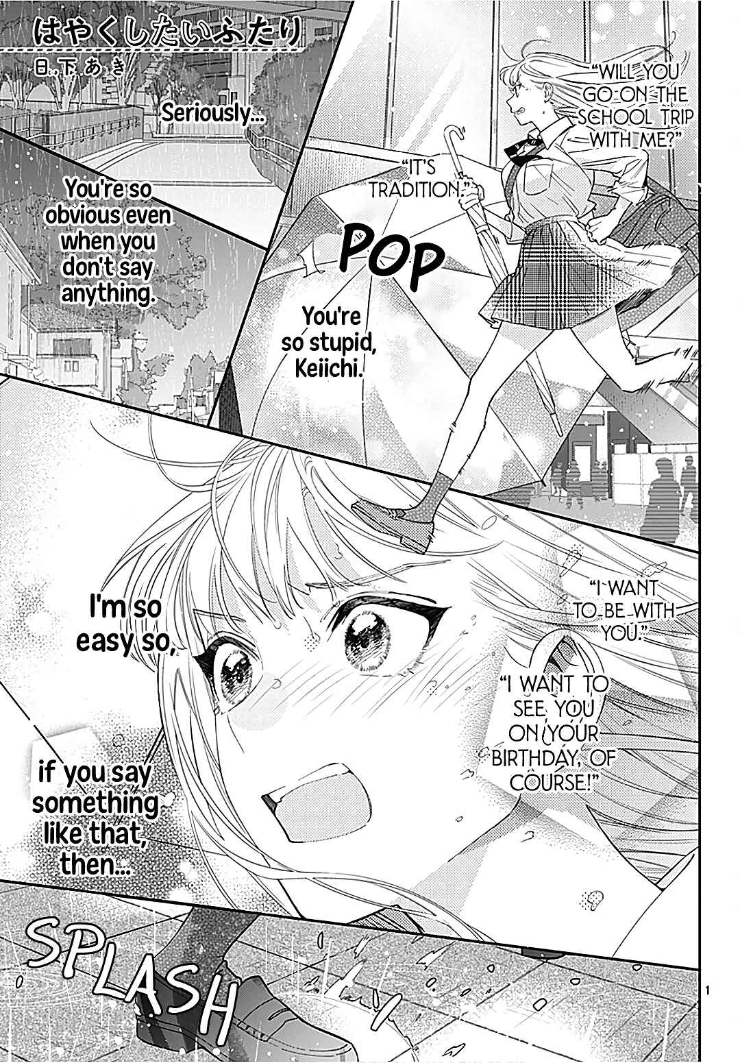 Hayaku Shitai Futari Chapter 28 page 2