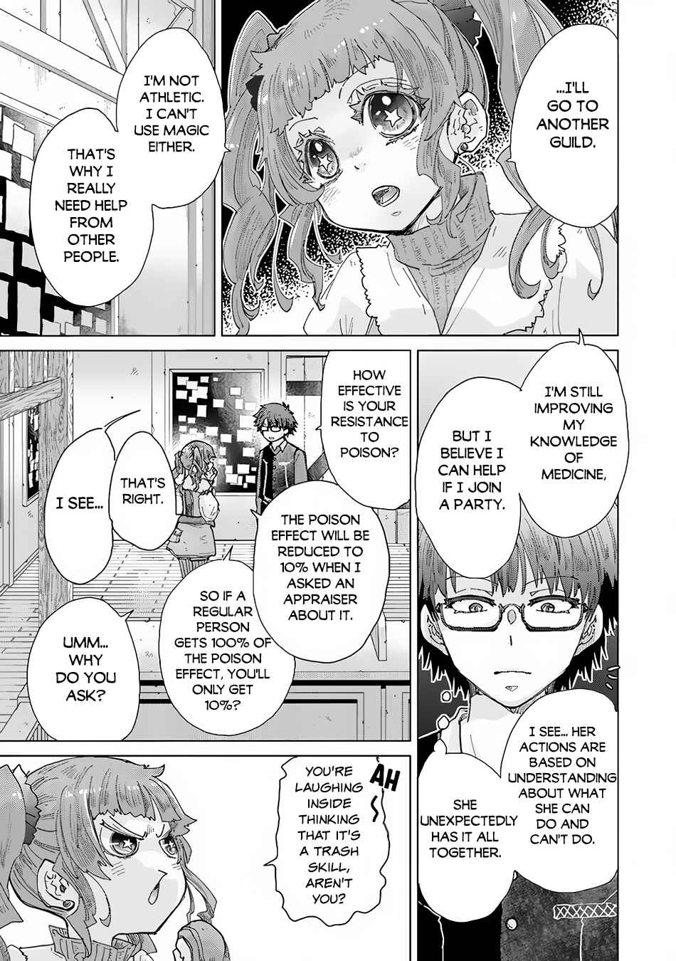 Hazure Skill "Kage ga Usui" o Motsu Guild Shokuin ga, Jitsuwa Densetsu no Ansatsusha Chapter 34 page 7