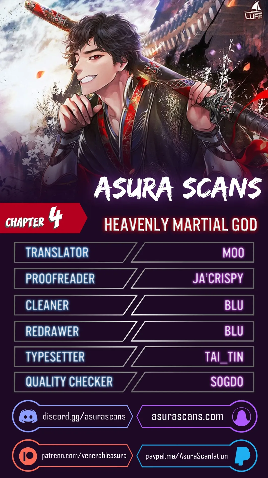 Heavenly Martial God Chapter 4 page 0