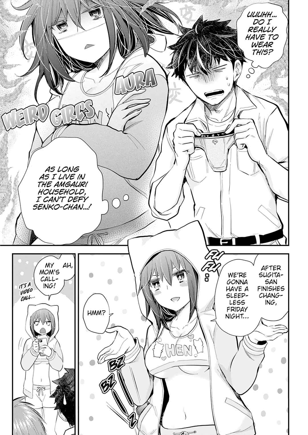 Henjo ~Hen na Joshi Kousei Amaguri Senko~ Chapter 110 page 17