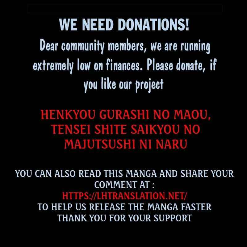 Henkyou Gurashi no Maou, Tensei shite Saikyou no Majutsushi ni naru Chapter 31 page 43