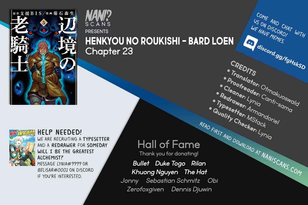 Henkyou no Roukishi: Bard Loen Chapter 23 page 0