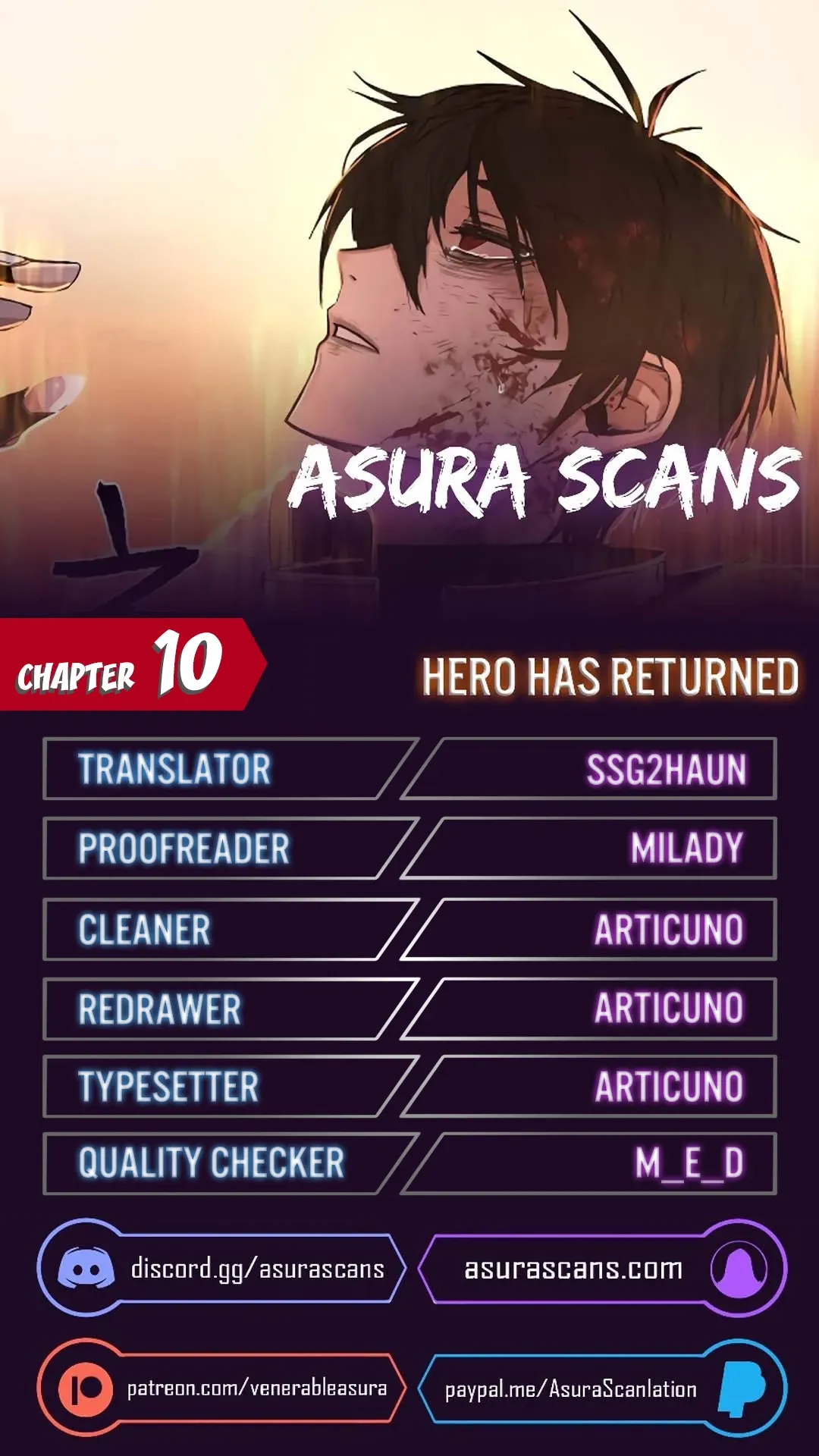 Hero Has Returned Chapter 10 page 0