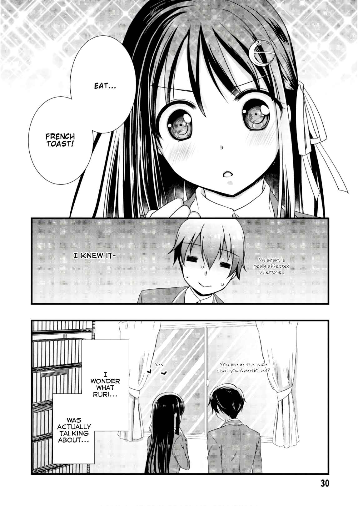 Hiota no Kanojo ga Ore no Motteru Eroge ni Kyoumi Shinshin Nanda ga…… Chapter 23 page 30