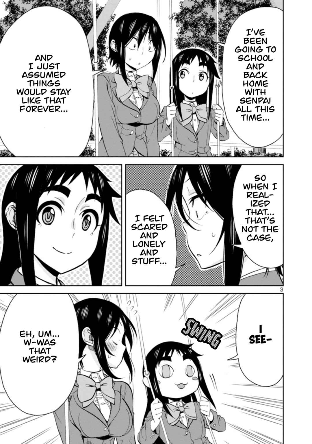Hitomi-chan Is Shy With Strangers Chapter 93 page 3