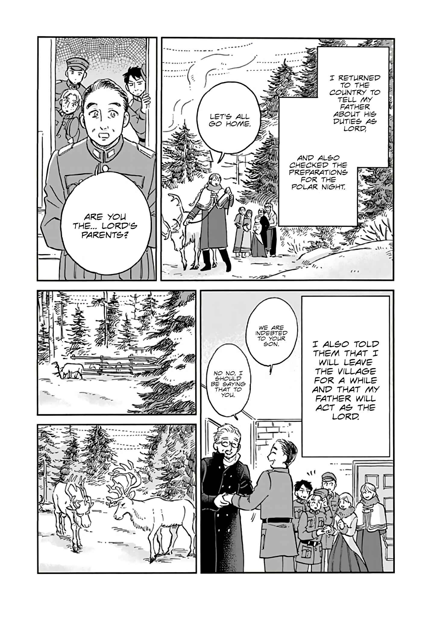 Hokuo Kizoku to Moukinzuma no Yukiguni Karigurashi Chapter 47 page 2