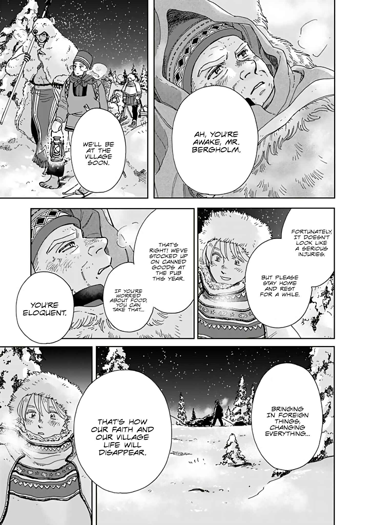 Hokuo Kizoku to Moukinzuma no Yukiguni Karigurashi Chapter 73 page 12