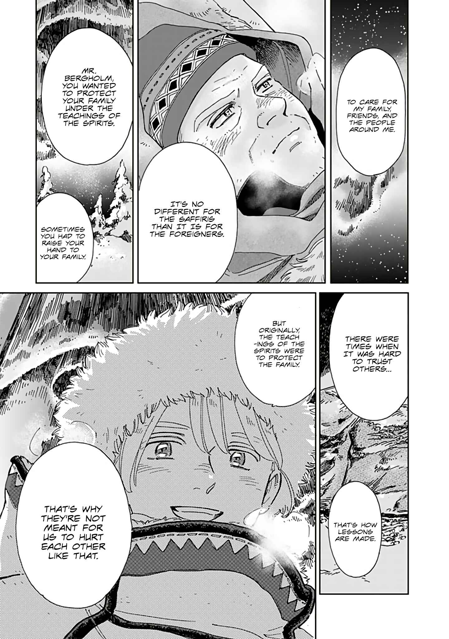 Hokuo Kizoku to Moukinzuma no Yukiguni Karigurashi Chapter 73 page 14