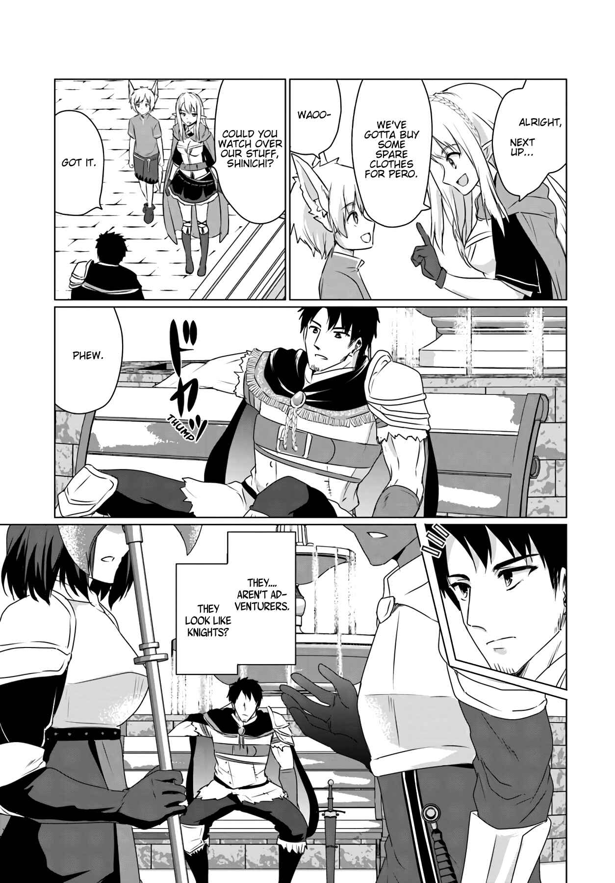 Homeless Tensei ~Isekai de Jiyuu Sugiru Jikyuu Jisoku Seikatsu~ Chapter 9.1 page 5