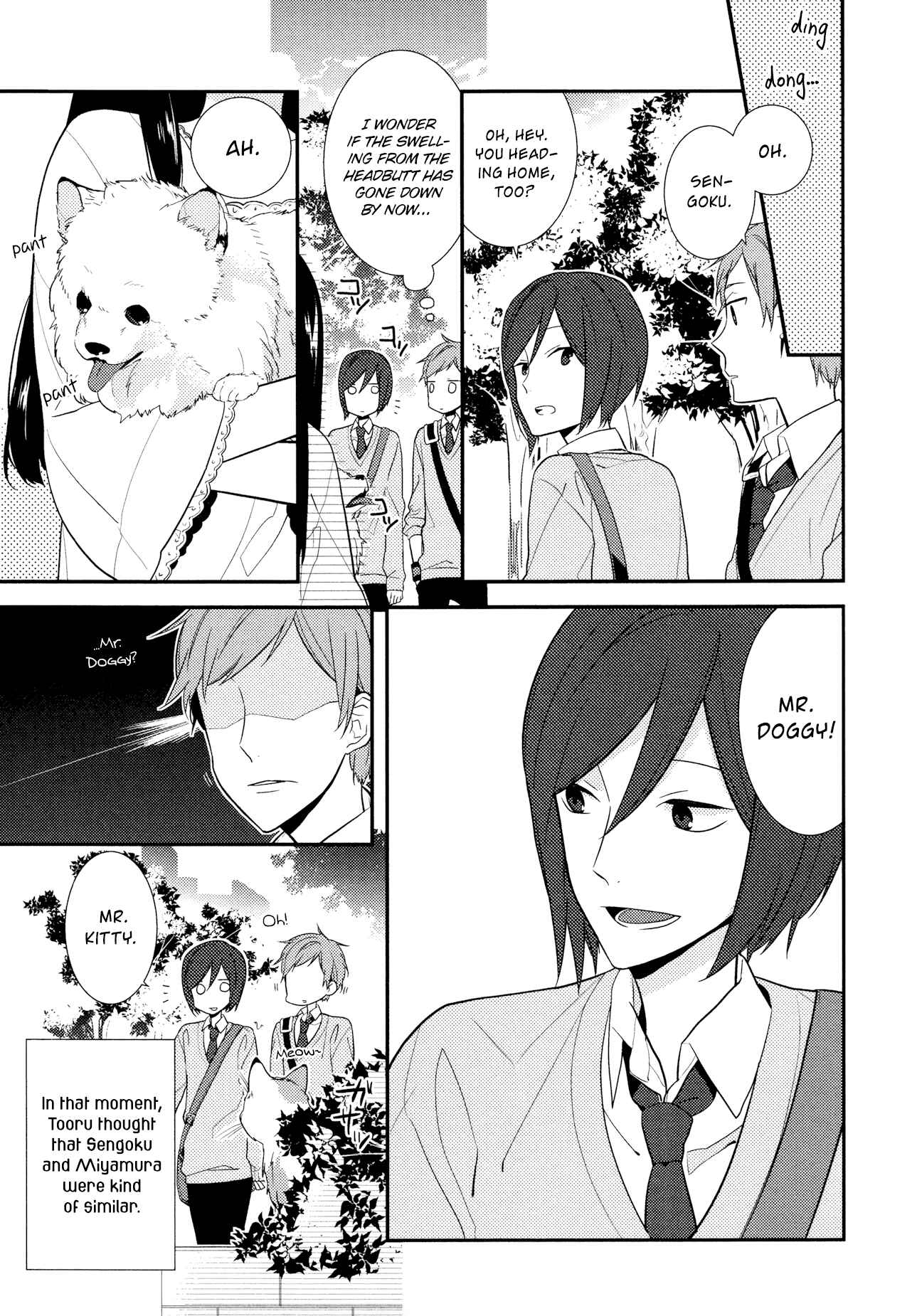 Horimiya Chapter 13.5 page 8