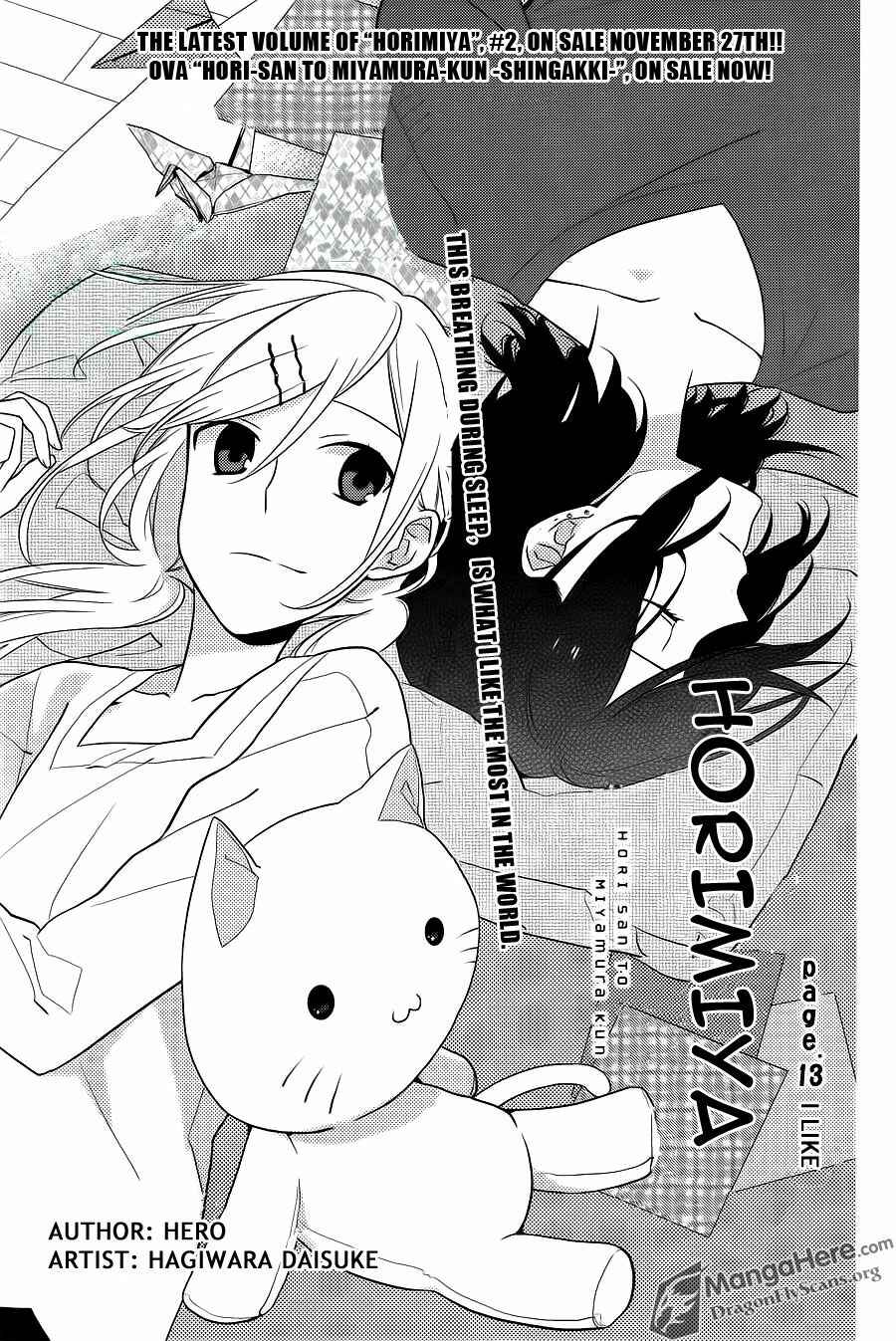 Horimiya Chapter 13 page 0