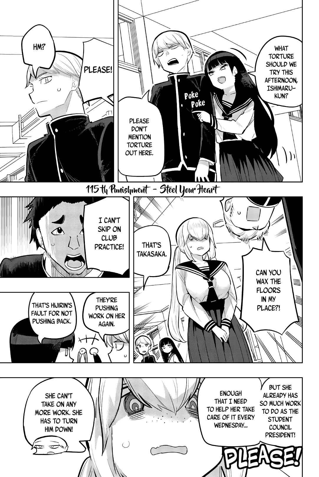 Houkago no Goumon Shoujo Chapter 115 page 0