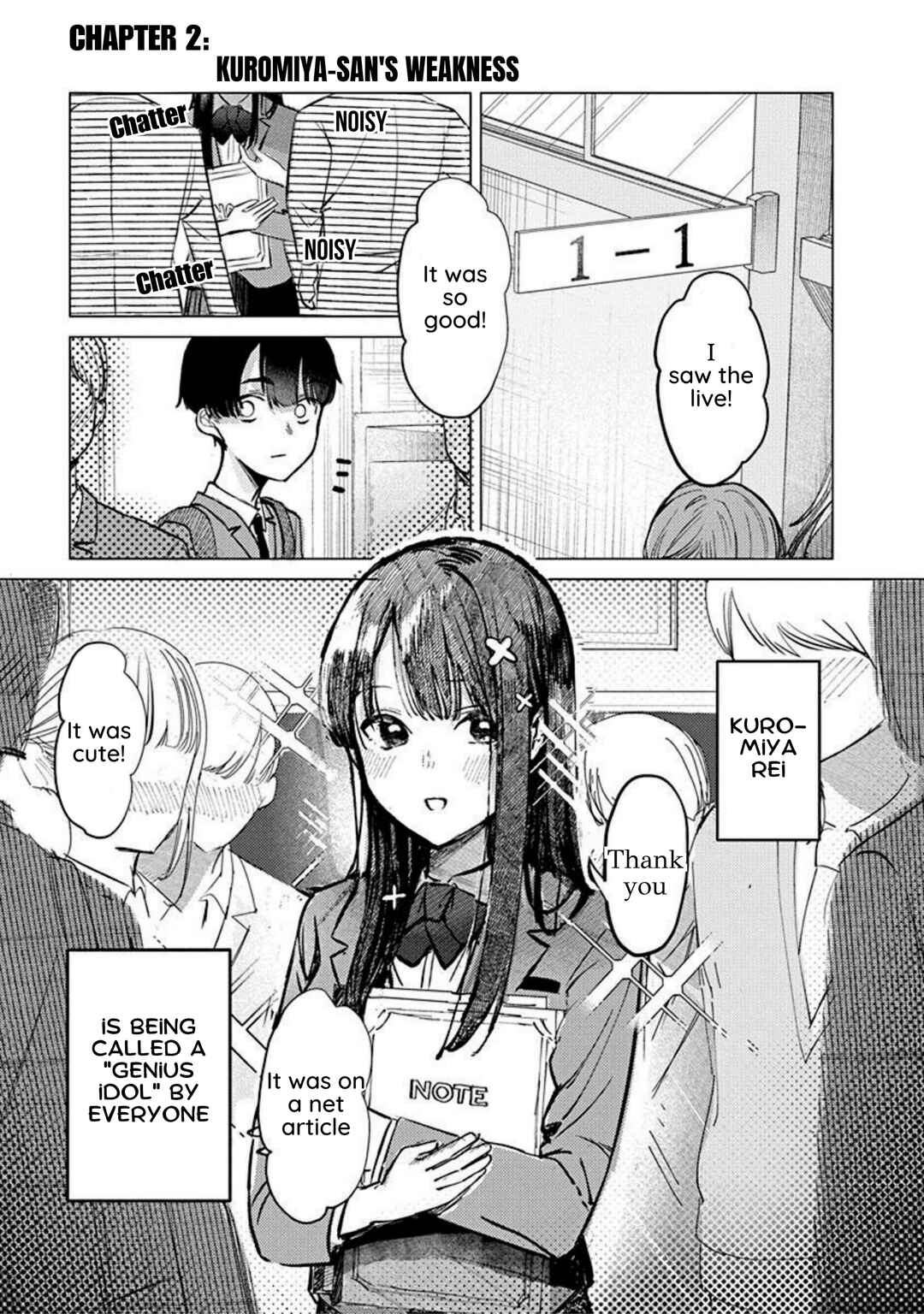 Houkago no Idol ni wa Himitsu ga aru Chapter 2 page 0
