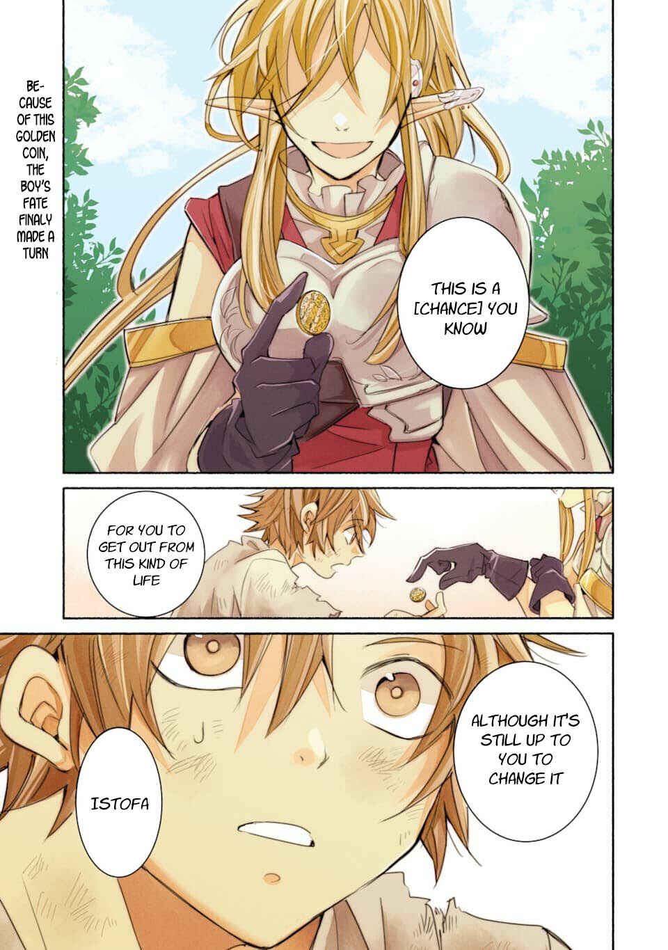How a Single Gold Coin Can Change an Adventurer's Life Chapter 1 page 1