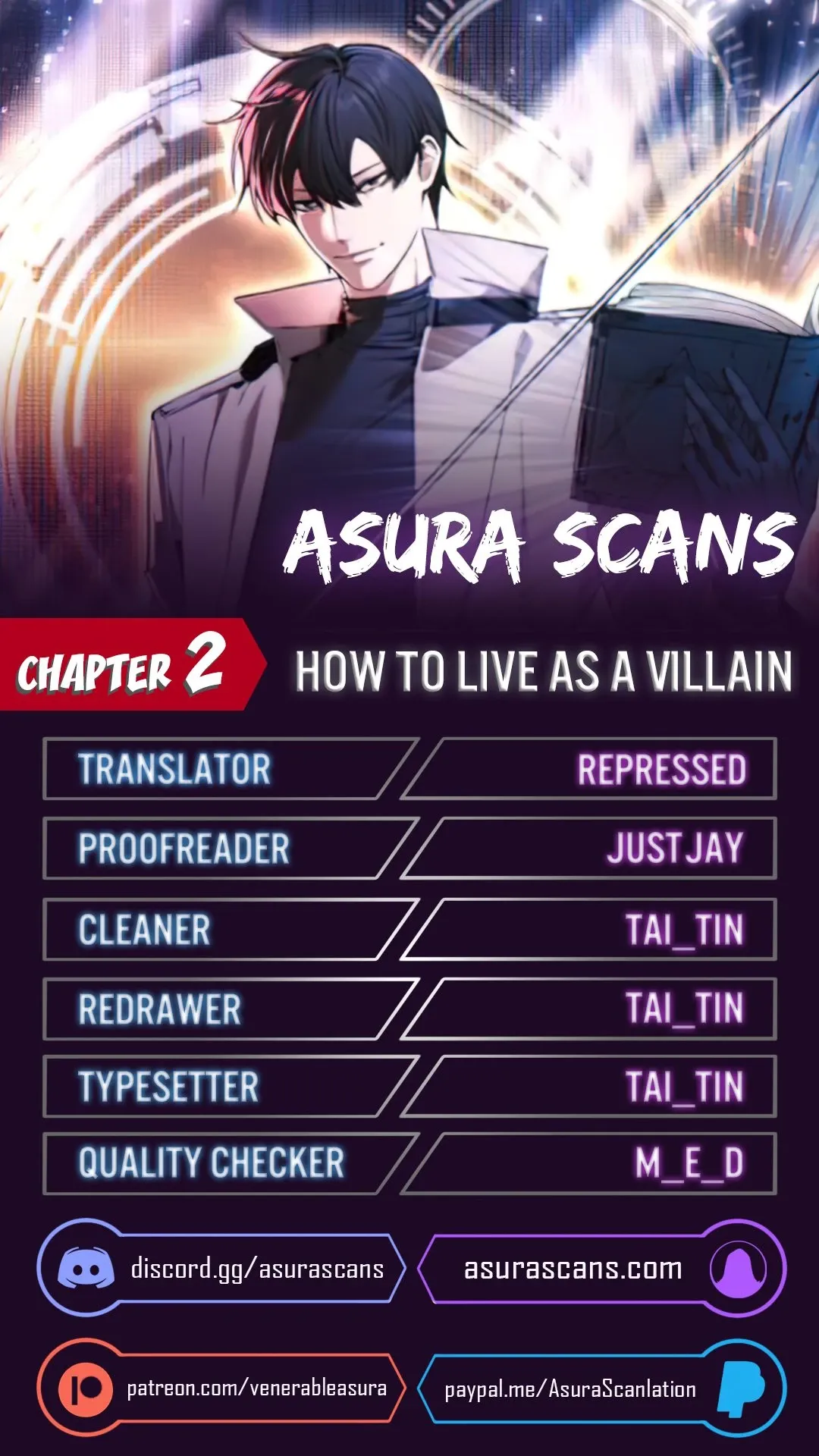How To Live As a Villain Chapter 2 page 0