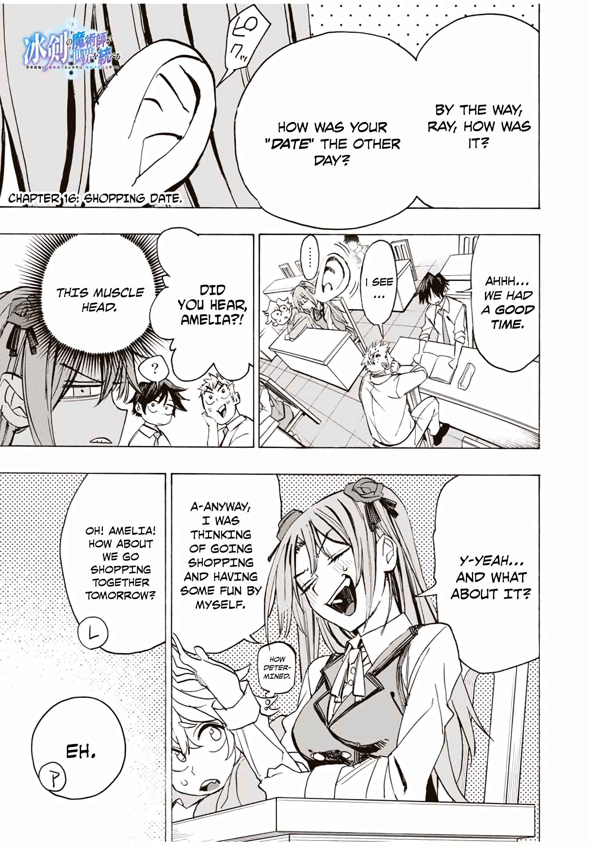 Hyouken no Majutsushi ga Sekai o Suberu Chapter 16 page 1
