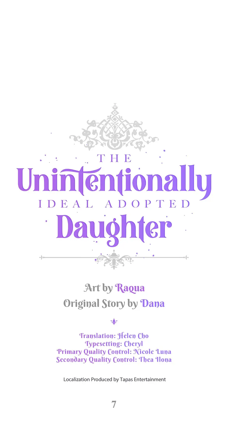 I Acted As the Adopted Daughter Too Well Chapter 7 page 0