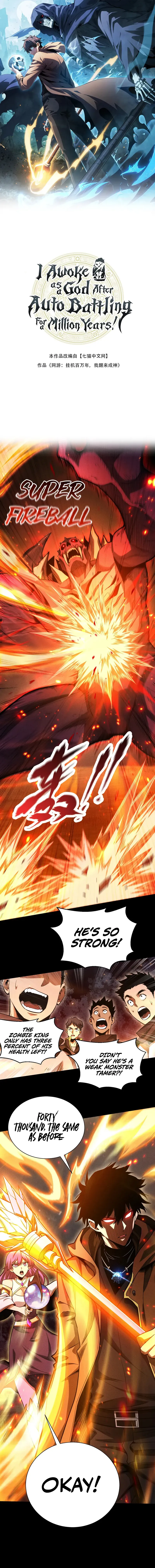I Awoke as a God After Auto Battling For a Million Years Chapter 15 page 1