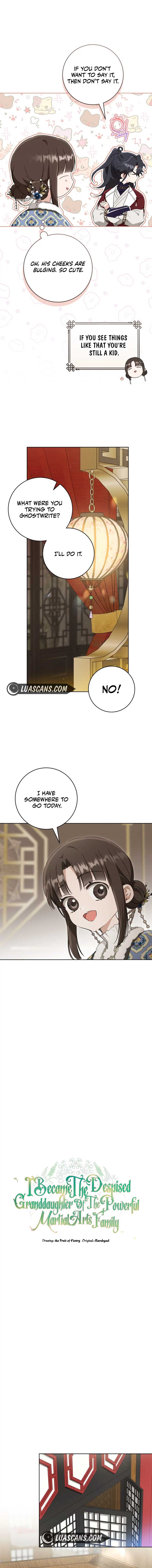 I became the Despised Granddaughter of the Powerful Martial Arts Family Chapter 53 page 5