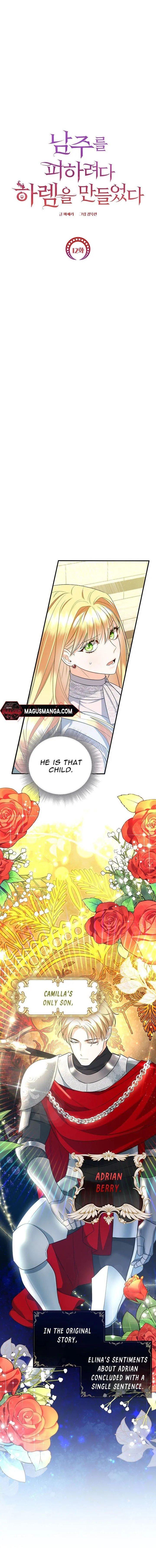I Created a Harem to Avoid the Male Lead Chapter 12 page 1