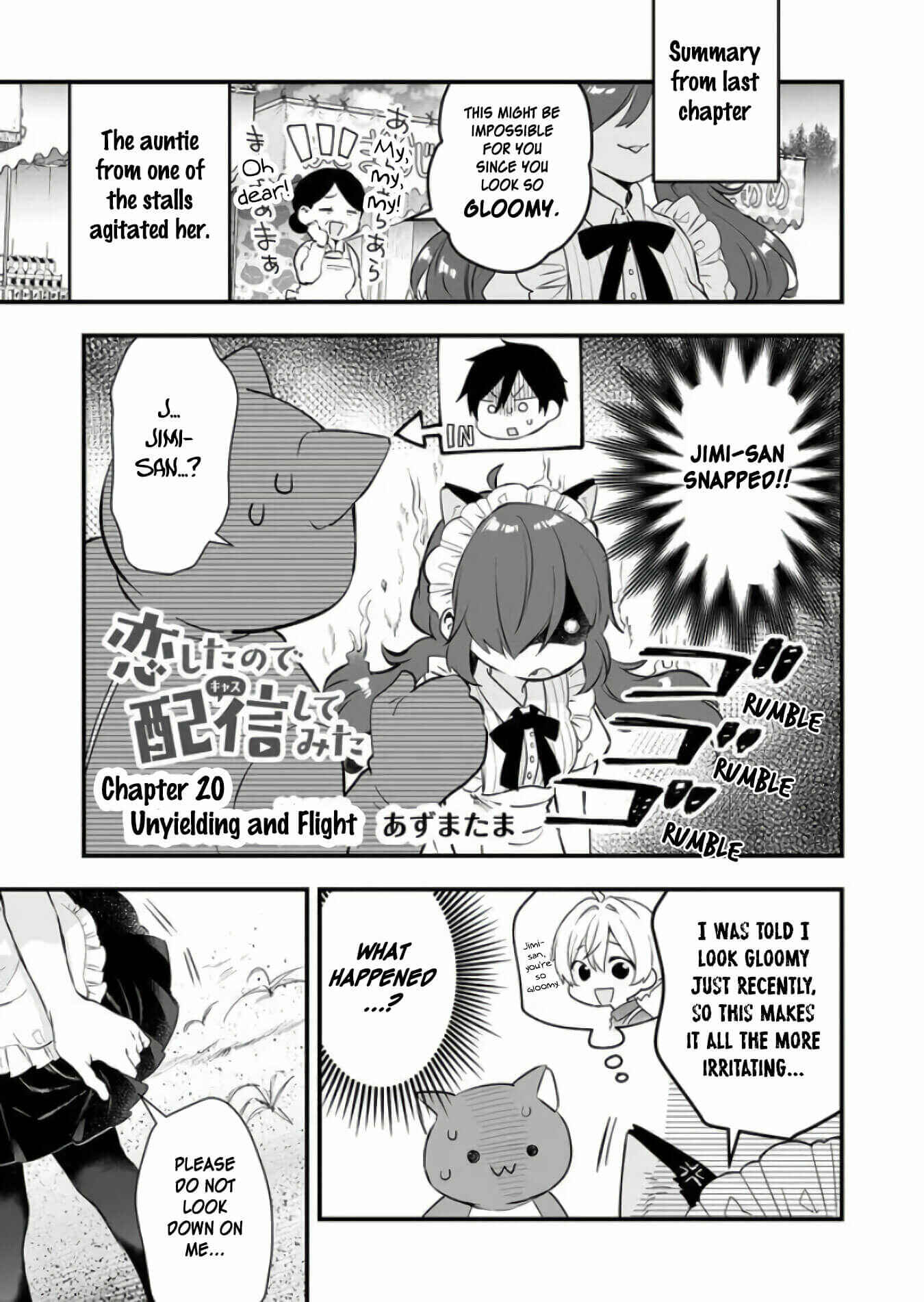 I Fell in Love, so I Tried Livestreaming. Chapter 20 page 0