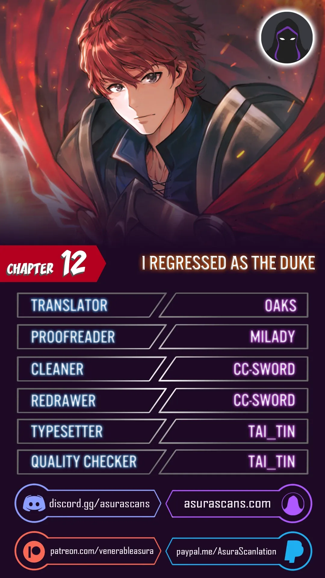 I Regressed As The Duke Chapter 12 page 0