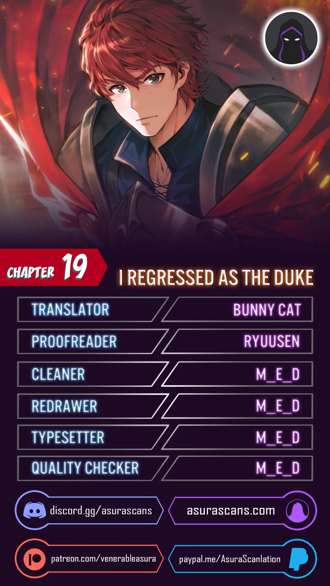 I Regressed As The Duke Chapter 19 page 0