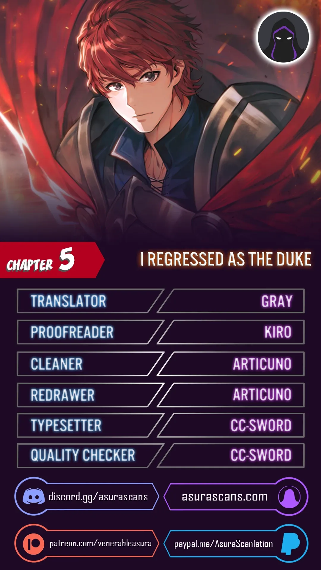 I Regressed As The Duke Chapter 5 page 0