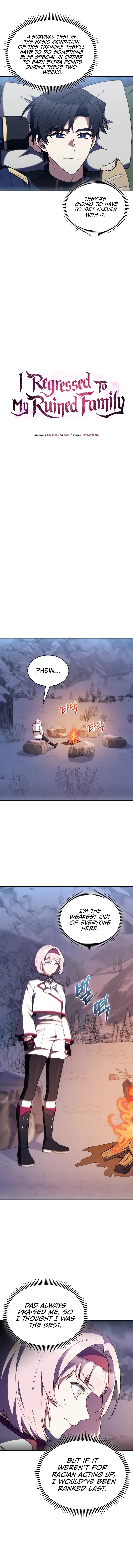 I Regressed to My Ruined Family Chapter 83 page 5