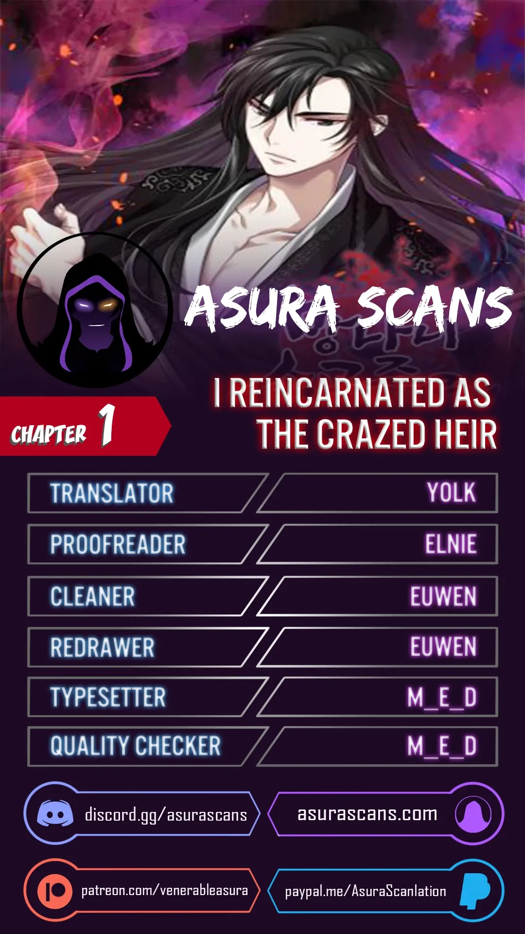 I Reincarnated As The Crazed Heir Chapter 1 page 8